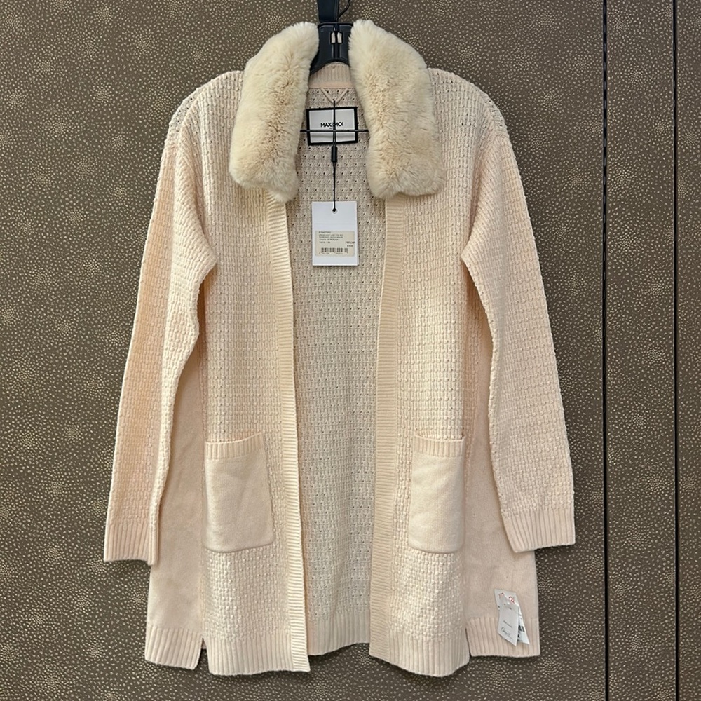 🔥🔥🔥NEW Max & Moi Wool & Cashmere-Blend Cardigan